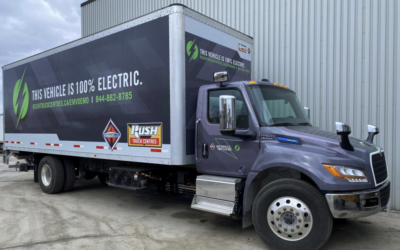 Rush Truck Centres of Canada Receives the First All-Electric International Trucks EMV