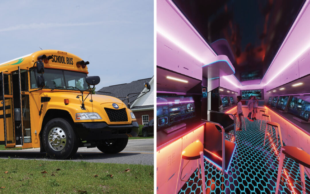 Blue Bird Donates Electric School Bus to Jerome Bettis Bus Stops Here Foundation