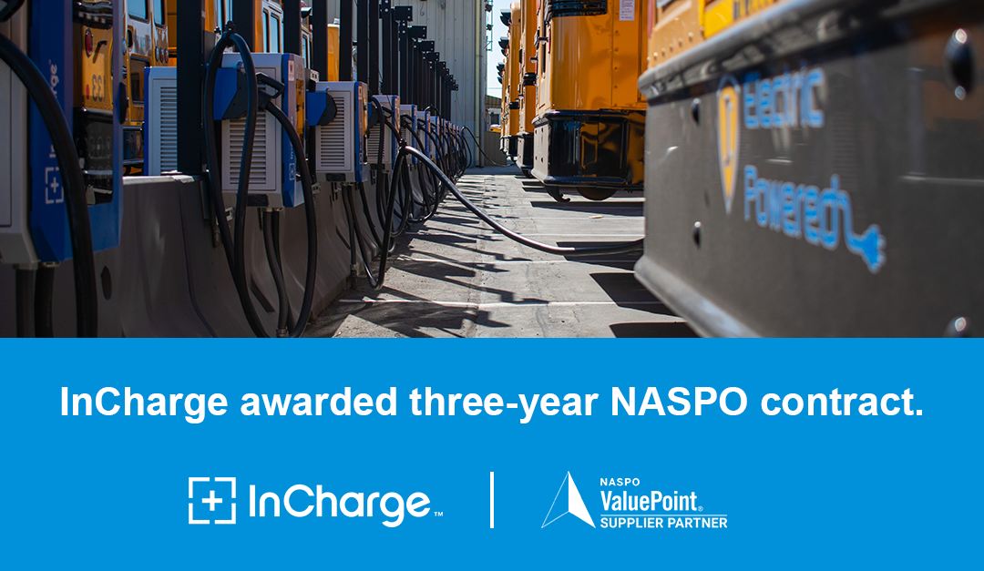 InCharge Energy Awarded National Association of State Procurement Officials (NASPO) ValuePoint® Contract for Electric Vehicle Charging Station Equipment and Services