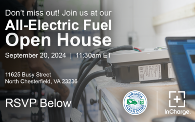 InCharge Energy and Virginia Clean Cities Announce Fleet Electric Fueling Open House