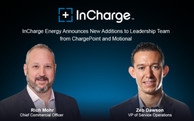 InCharge Energy Announces New Additions to Leadership Team from ChargePoint and Motional