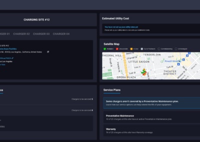 InControl Upcoming Service, PMs & Warranty Screen