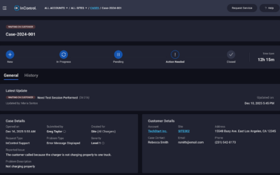 Inside InControl™ Cases: Managing Service Tickets Across EV and Energy Infrastructure